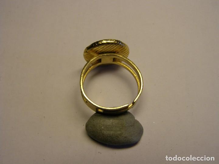 Joyeria: Bonito anillo, damasquinado toledano en oro. - Foto 4
