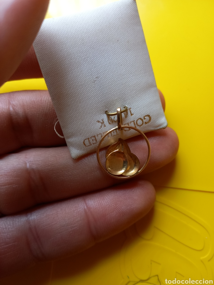 Joyeria: Colgante chapado en oro cerezas - Foto 2