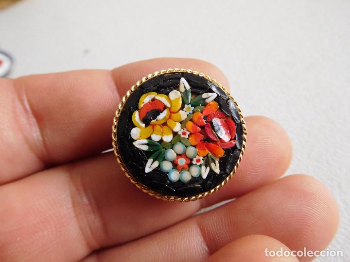Joyeria: Broche vintage micro mosaico flores - Foto 1