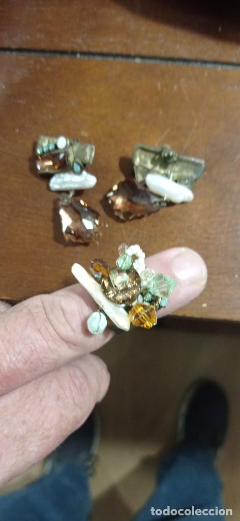 Joyeria: LOTE SORTIJA Y PENDIENTES VINTAGE - Foto 4
