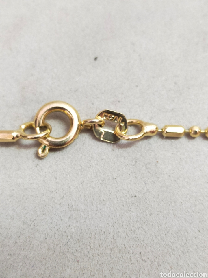 Joyeria: COLGANTE CON CADENA EN METAL DORADO. - Foto 5