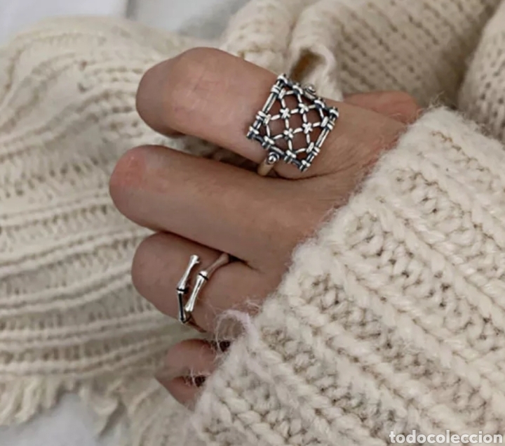 Joyeria: Anillo de Plata Enrejado ENV&Iacute;O GRATIS!! - Foto 2