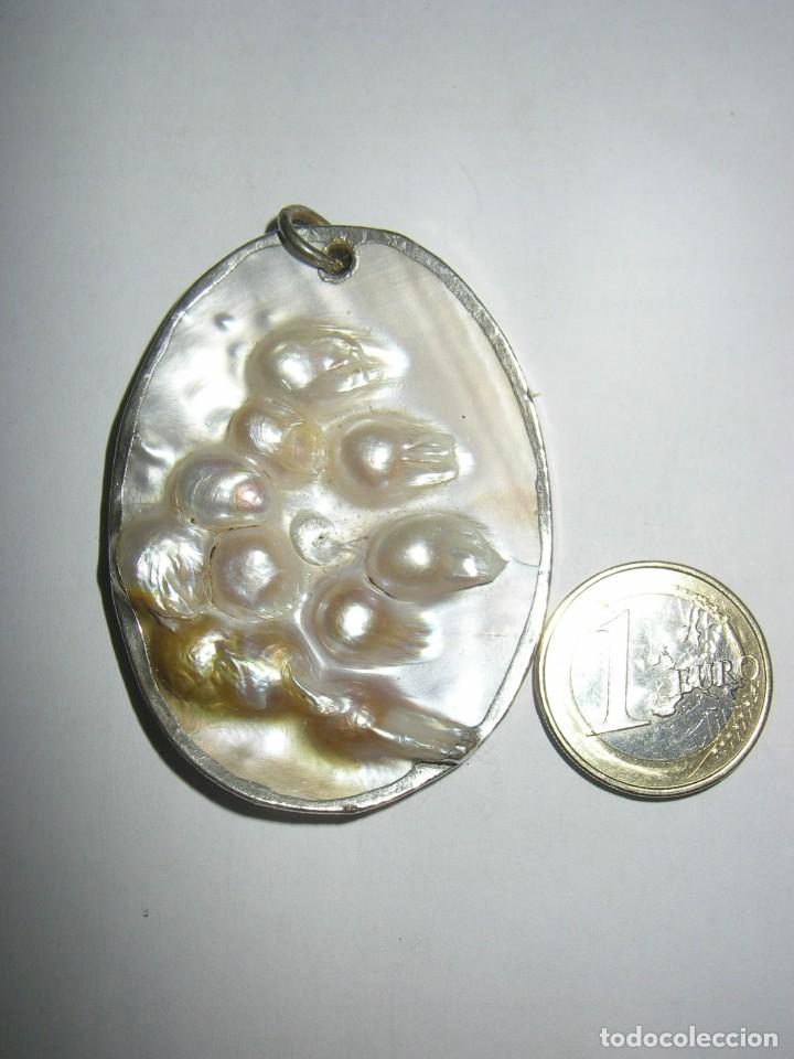 Joyeria: Medallon de madreperla. - Foto 1