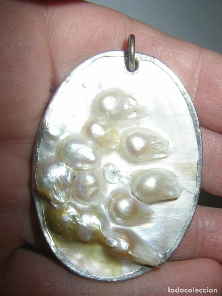 Joyeria: Medallon de madreperla. - Foto 3