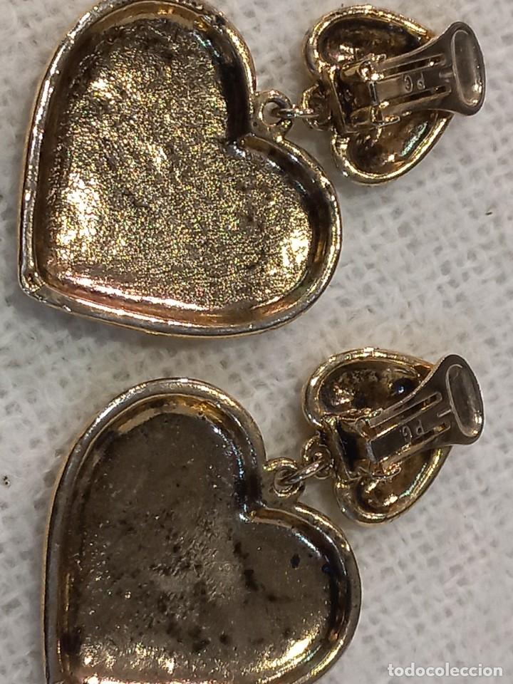 Joyeria: PENDIENETES LARGOS (CORAZ&Oacute;N-LABRADO) dorado - Foto 4