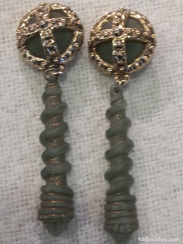 Joyeria: PENDIENTES (PASTA) PIRUL&Iacute; VERDE - Foto 1