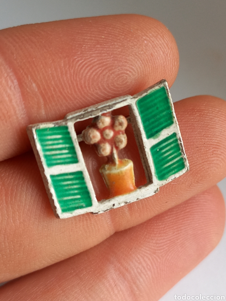 Joyeria: Broche a&ntilde;os 80, ventana con maceta - Foto 5