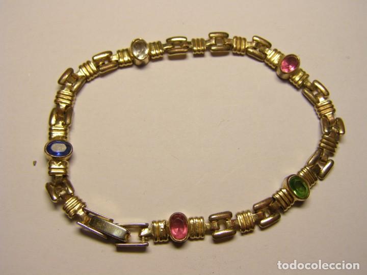Joyeria: Pulsera de los a&ntilde;os 40-50, con ba&ntilde;o dorado, puede que ba&ntilde;o de oro.