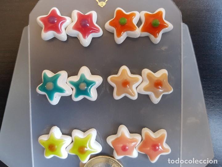 Joyeria: Pendientes con forma de estrella. - Foto 1
