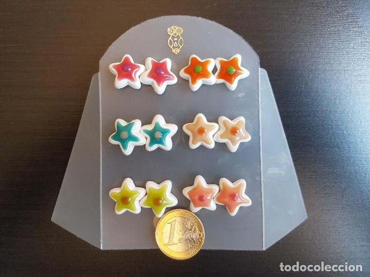 Joyeria: Pendientes con forma de estrella. - Foto 3