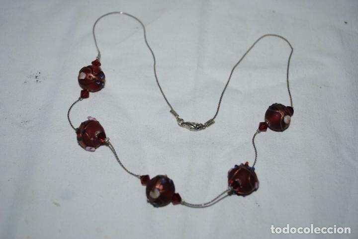Joyeria: COLLAR DE BOLAS DE CRITAL DECORADAS A MANOS . - Foto 1