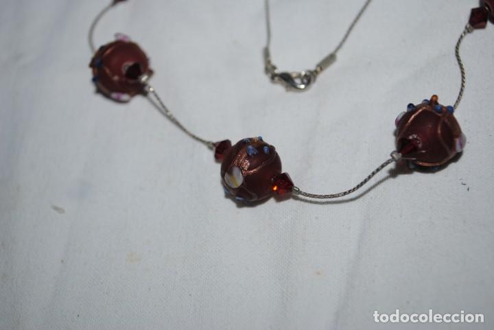 Joyeria: COLLAR DE BOLAS DE CRITAL DECORADAS A MANOS . - Foto 2