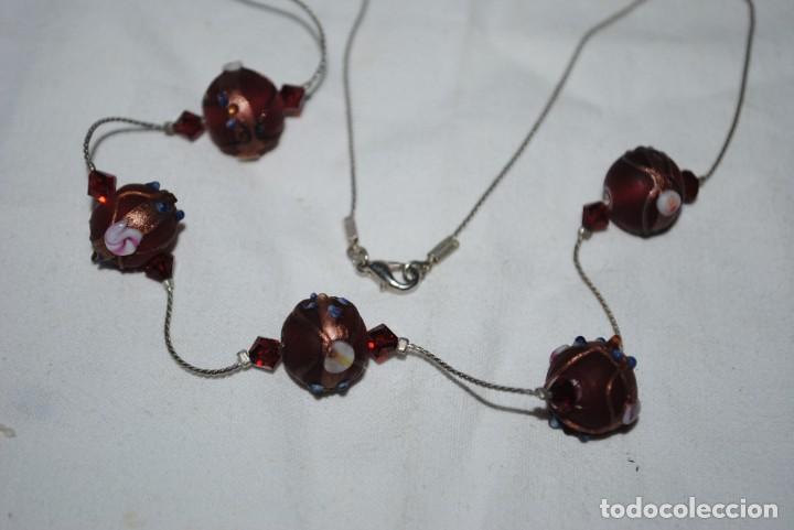 Joyeria: COLLAR DE BOLAS DE CRITAL DECORADAS A MANOS . - Foto 4