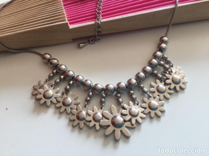 Joyeria: GARGANTILLA DE METAL CON FLORES - Foto 1