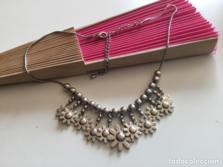 Joyeria: GARGANTILLA DE METAL CON FLORES - Foto 2