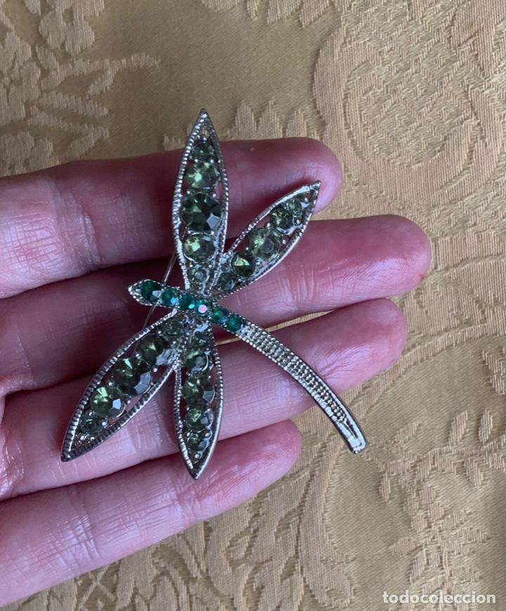 Joyeria: BROCHE METAL Y PEDRERIA VERDE, LIB&Eacute;LULA - Foto 5