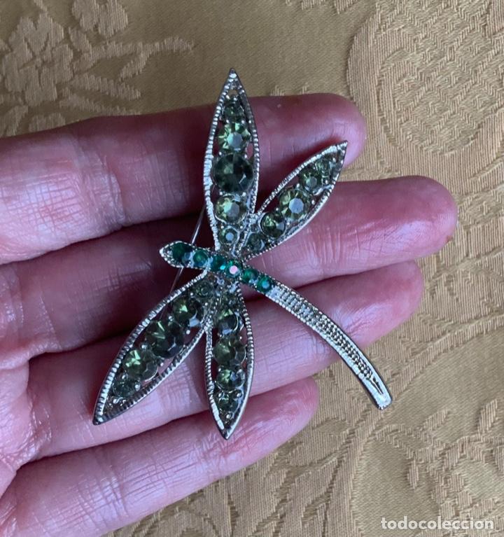 Joyeria: BROCHE METAL Y PEDRERIA VERDE, LIB&Eacute;LULA - Foto 6