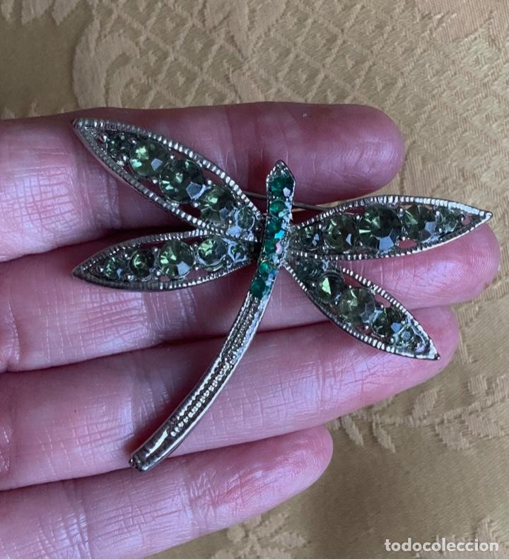 Joyeria: BROCHE METAL Y PEDRERIA VERDE, LIB&Eacute;LULA - Foto 7