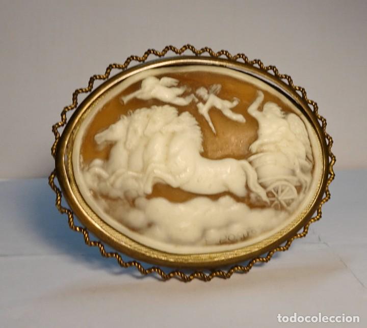 Joyeria: Camafeo caballos y &aacute;ngeles r&eacute;plica pl&aacute;stico - Foto 1