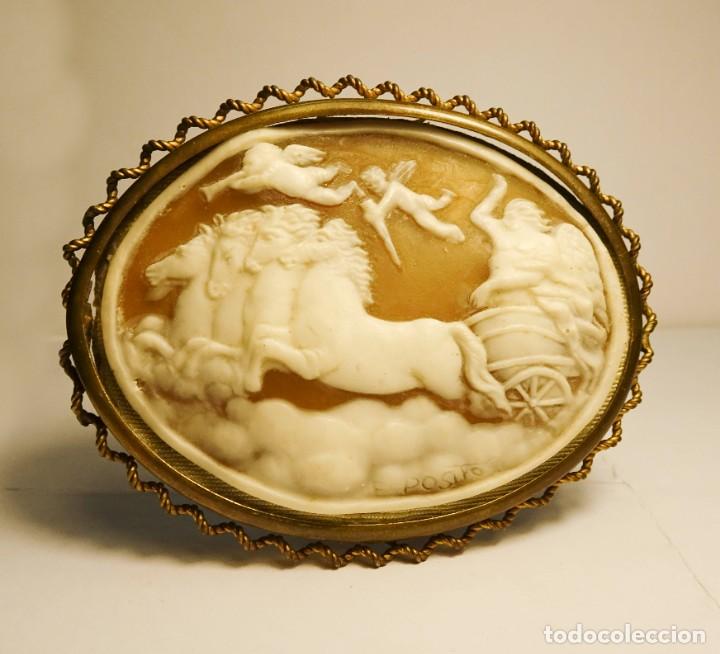 Joyeria: Camafeo caballos y &aacute;ngeles r&eacute;plica pl&aacute;stico - Foto 2
