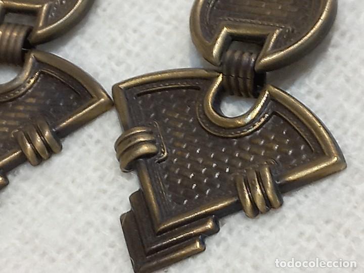 Joyeria: PENDIENTES (AZTECA PATINADOS) ladrillos - Foto 3