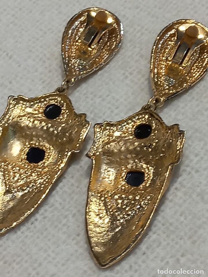 Joyeria: PENDIENTES (CORBATA) dorados-negro - Foto 4