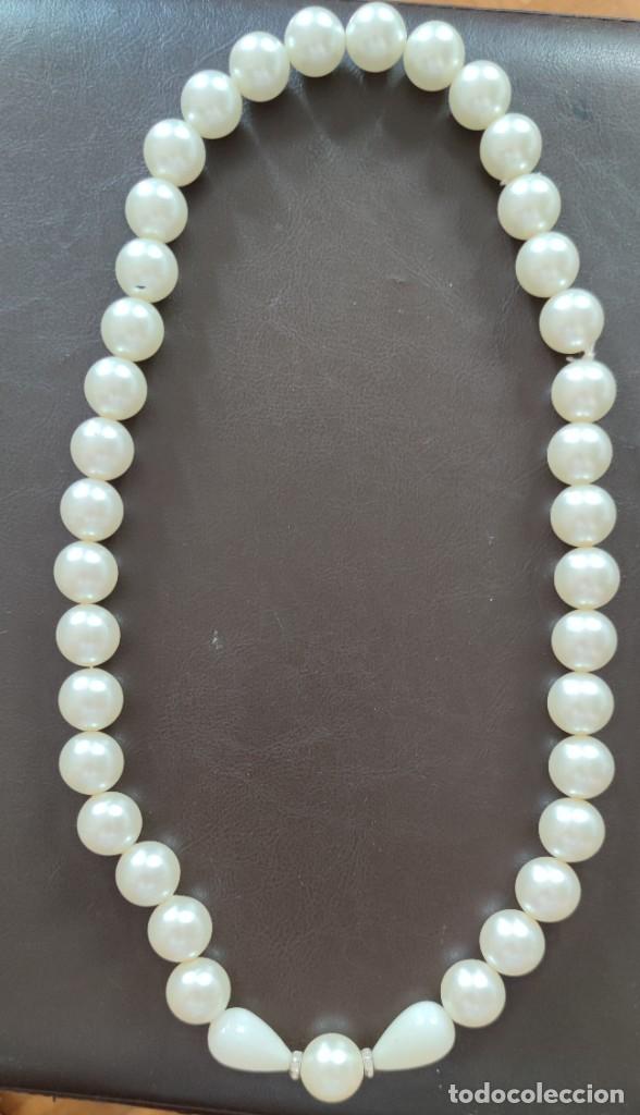 Joyeria: Collar tipo perlas grandes vintage - Foto 2