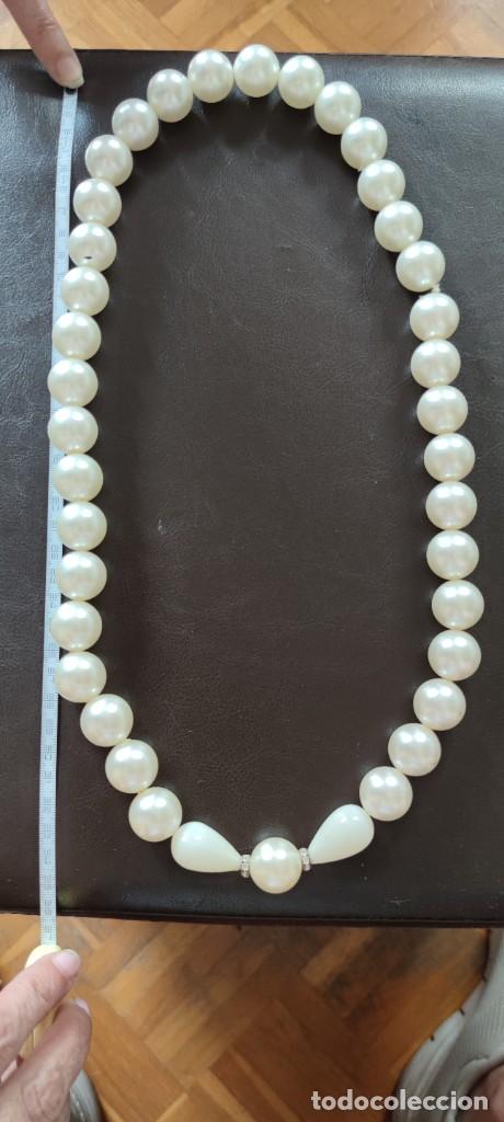 Joyeria: Collar tipo perlas grandes vintage - Foto 4