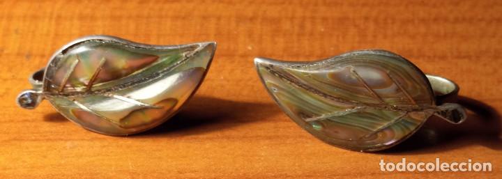 Schmuck: Pendientes en n&aacute;car y plata