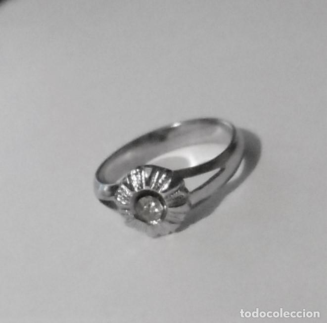 Joaillerie: ANTIGUO ANILLO DE METAL - A&Ntilde;OS 40 - CASA V J G - SIN USAR - DIAMETRO 18 MM
