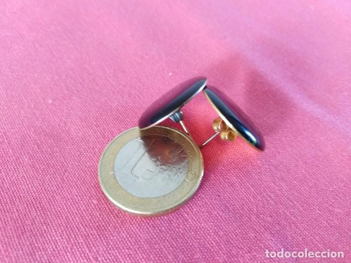 Joyeria: pendientes con forma de boton negro - Foto 4