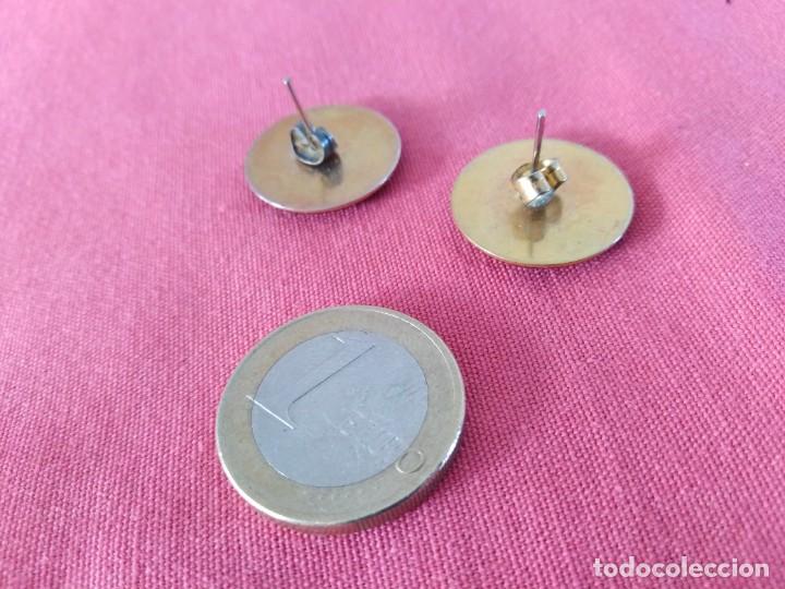 Joyeria: pendientes con forma de boton negro - Foto 5