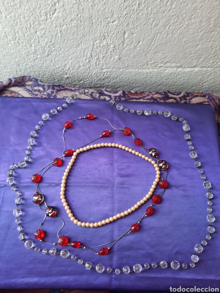 Joaillerie: Lote de tres collares vintage