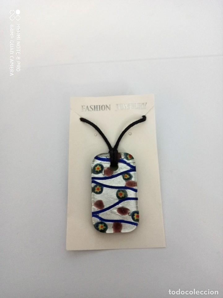 Joyeria: Colgante de cristal de murano. - Foto 1