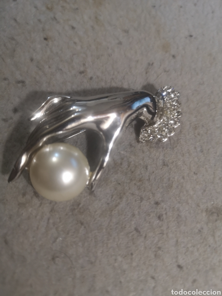 Joyeria: Broche mano con perla - Foto 3