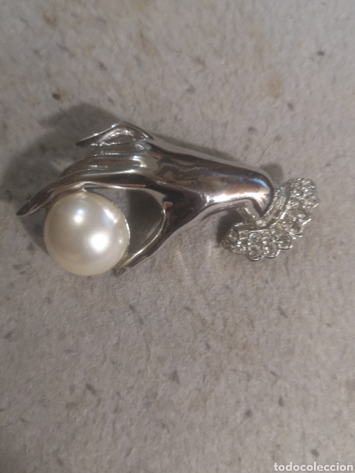 Joyeria: Broche mano con perla - Foto 1