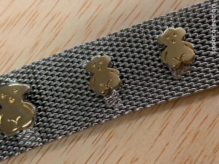 Joyeria: Pulsera metalica estilo Tous. Mide 17,5x2cms - Foto 4