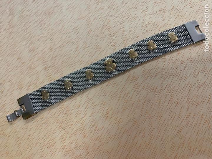 Joyeria: Pulsera metalica estilo Tous. Mide 17,5x2cms - Foto 1