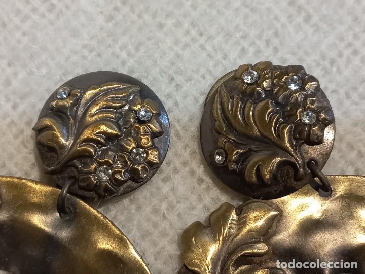 Joyeria: PENDIENTES (ARILLA PLATO-LABRADA PATINADA) grande - Foto 3