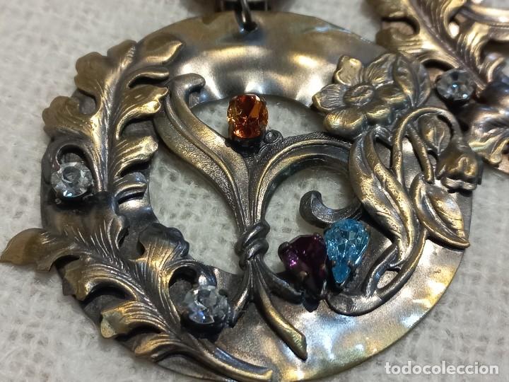 Joyeria: PENDIENTES (ARILLA PLATO-LABRADA PATINADA) grande - Foto 4