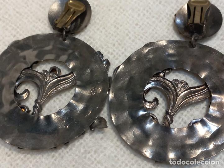 Joyeria: PENDIENTES (ARILLA PLATO-LABRADA PATINADA) grande - Foto 6