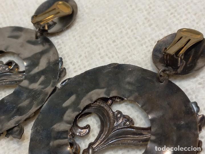 Joyeria: PENDIENTES (ARILLA PLATO-LABRADA PATINADA) grande - Foto 7