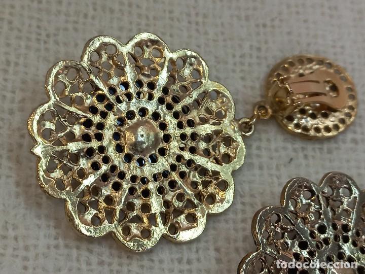 Joyeria: PENDIENTES-ISABELINOS largos (ROSET&Oacute;N) negro - Foto 6