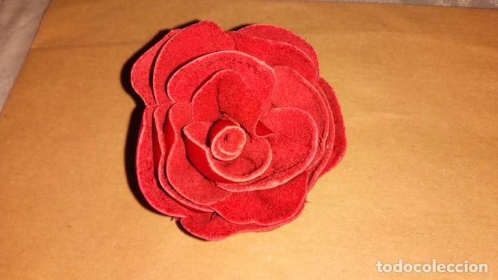 Joyeria: BROCHE CUERO ESTILO BOHO, CON MOTIVO DE ROSA - Foto 1