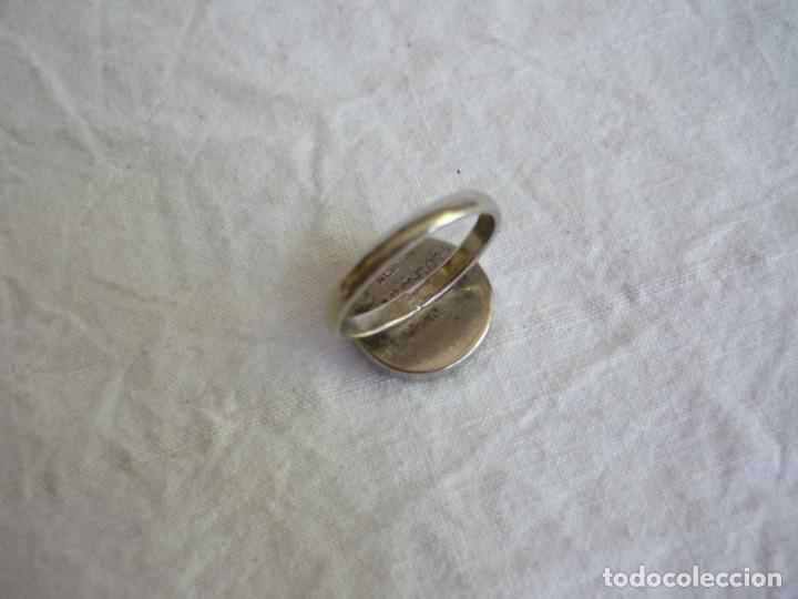 Joyeria: Anillo de alpaca con flor seca - Foto 6