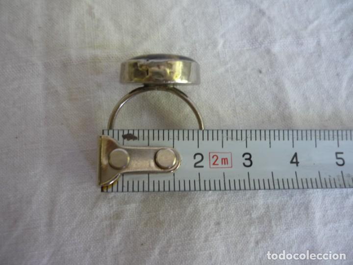 Joyeria: Anillo de alpaca con flor seca - Foto 9