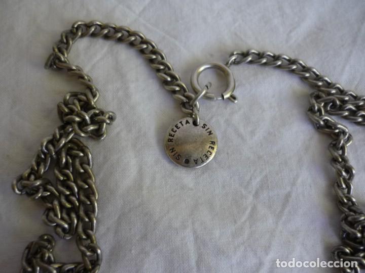 Joyeria: Collar met&aacute;lico de la marca Sin Receta + pendientes - Foto 6