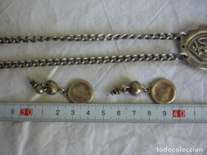 Joyeria: Collar met&aacute;lico de la marca Sin Receta + pendientes - Foto 11
