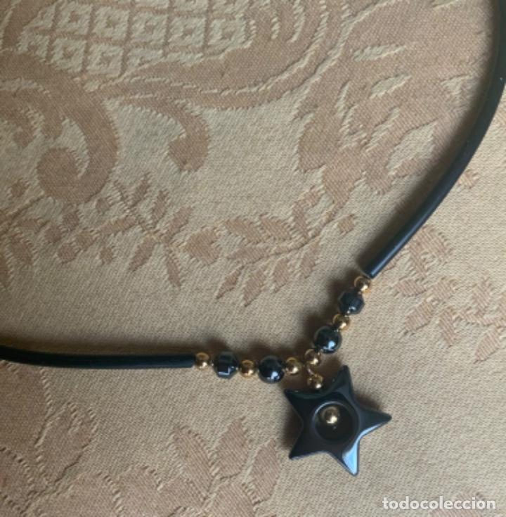 Joyeria: COLLAR GARGANTILLA CAUCHO Y HEMATITES - Foto 1