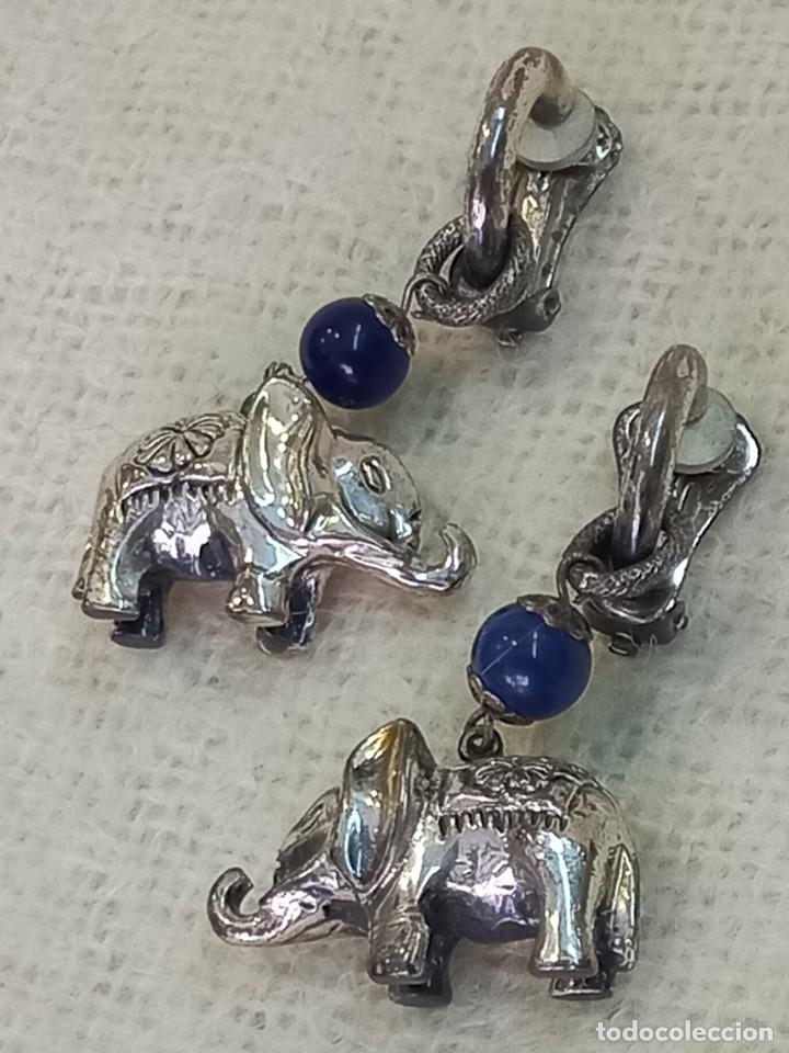 Joyeria: PENDIENTES (ELEFANTE-ARILLA) plateado - Foto 1